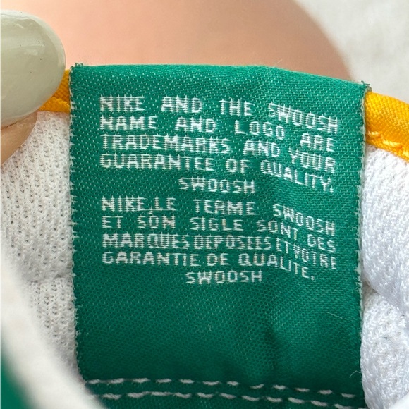 Nike Air Force 1 Low White Yellow Green -Unisex-EU 39/US 6.5 Y/ 24.5 cm - Picture 8 of 10